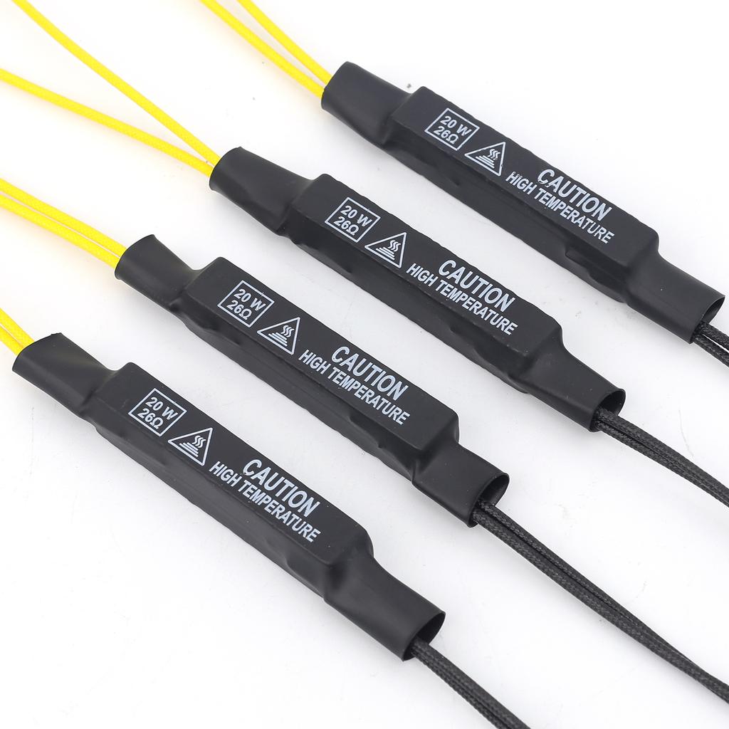 Indicator Load Resistor 12V 20W Solve Blinker Error 26 Ohm LED Turn Signal Lights Fault Decoder Motorcycle Flasher Accessories