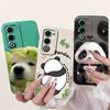 For Oppo A5 5G CPH2735 Case OppoA5 Pro Cute Panda Dog Cartoon Cover Soft TPU Phone Case For Oppo A5 Pro 5G CPH2695 Fundas Bumper