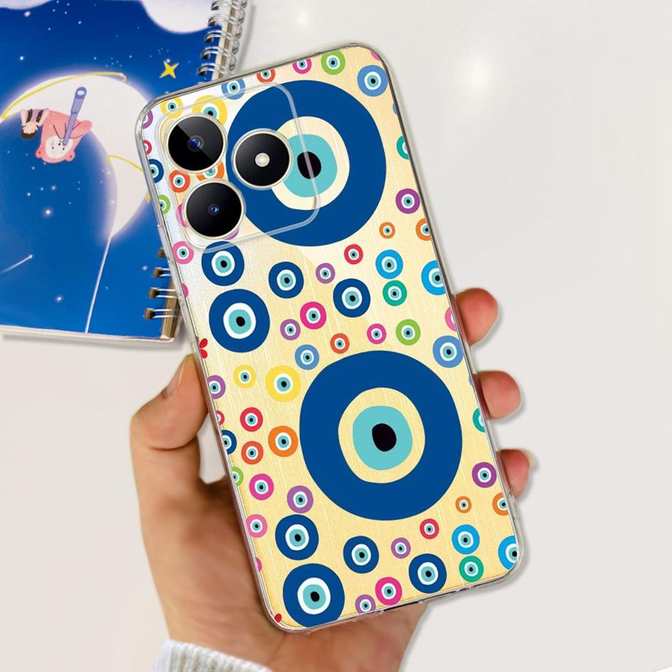 For Cover Realme C53 Phone Case 6.74" 2023 New Fashion Astronaut Soft Silicone Clear Back Cover For Realme C53 RMX3760 C 53 Capa