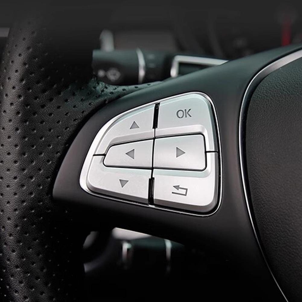 Car Steering Wheel Switch Cover for Mercedes For Benz Custom Fit for A/B/C/E/G Class Upgrade Your Driving Experience