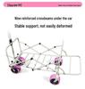 Pink Camper Van Portable Folding Cart for Packages and Picnic Camping