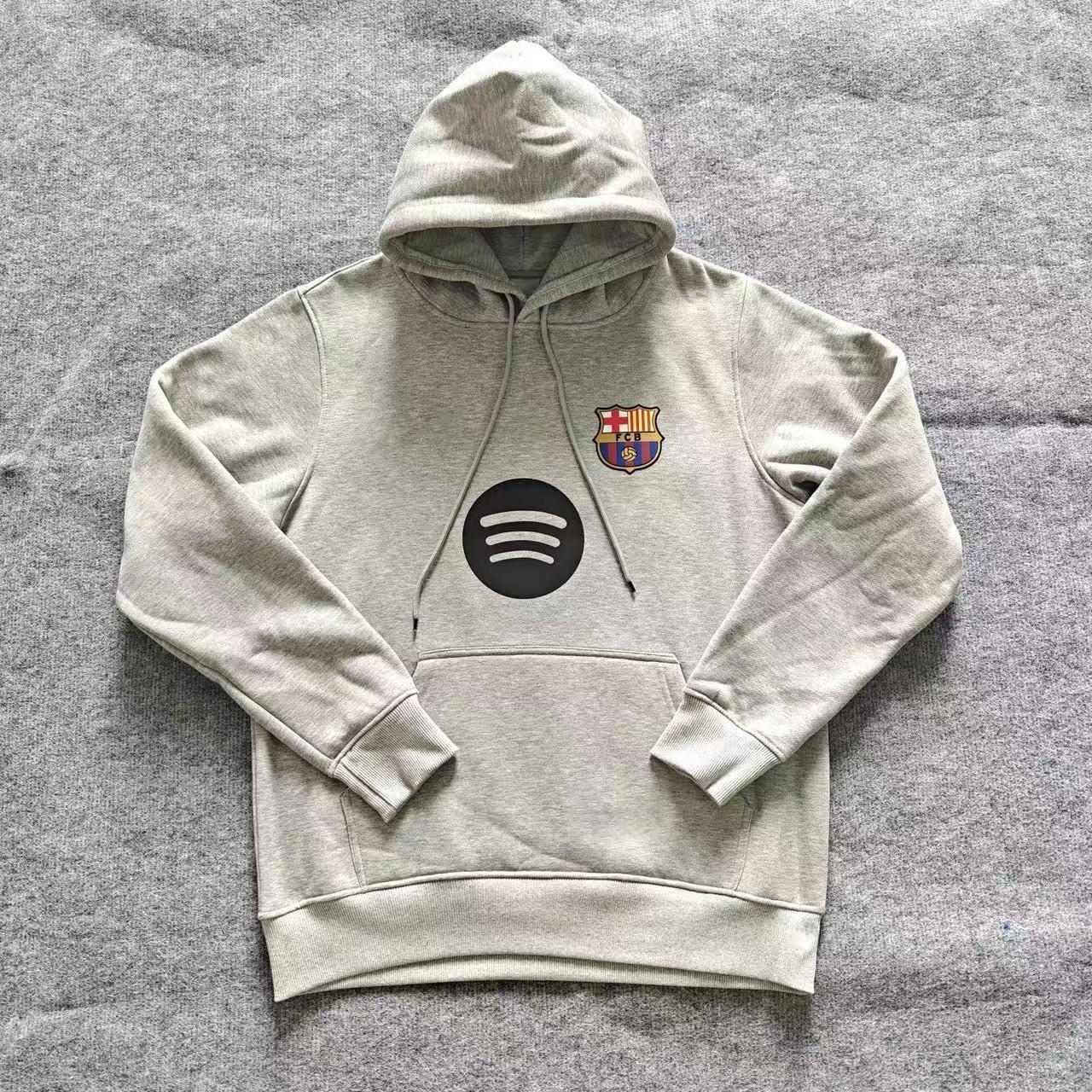 

Худі на флісі Barça Spotify Casual - Доступний у кількох кольорах Small світло-сірий колір