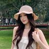 Spring and Summer Sun Hat, Wavy Eaves, Women's Flower Pot Hat, Breathable Outdoor Outing, Versatile Big Eaves, Sun Hat, Hollow