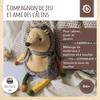 Bieco peluche hérisson bébé | env. 30 cm mignon doudou bébé hérisson doudou garcon fille aide au sommeil peluche bébé naissance