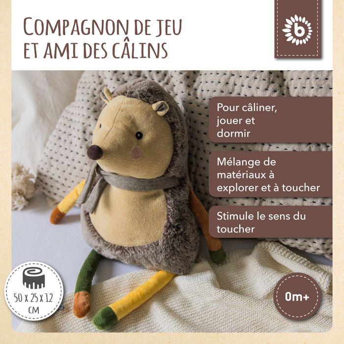 Bieco peluche hérisson bébé | env. 30 cm mignon doudou bébé hérisson doudou garcon fille aide au sommeil peluche bébé naissance