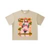 260 GSM Double Yarn 32 Count 100% Cotton One Piece V40 Nami Waifu Print Unisex Heavy Cotton T Shirt