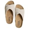 Cross-strap Knitted Slippers Women's Summer Wear New Retro Thick-bottomed Beach Vacation Cool Slippers