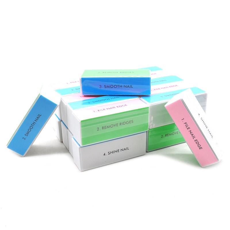 

Four-Sided Tofu Block Nail File - Nail Art Polishing and Scrubbing Tool