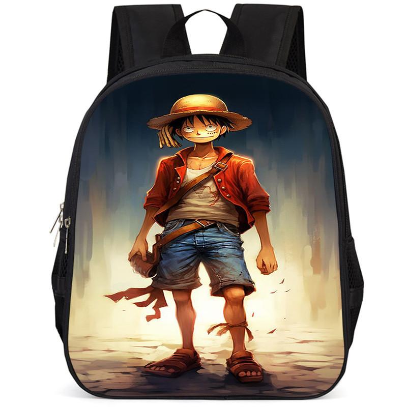 

Просторный 15-дюймовый рюкзак One Piece Легкий школьный рюкзак из ткани Оксфорд Унисекс 1