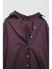 Women's 2024 Autumn Retro Loose Long Sleeve Solid Color Casual Shirt - European & American Style