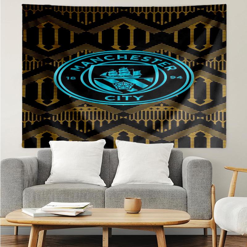City Football Club Printed Printed Tapestry, for Bedroom,Livingroom, dormitory, Large Wall Decor, Fabric Decor Fan Birthday Gifts