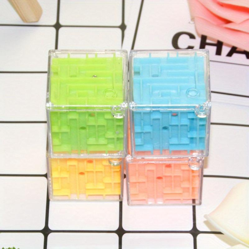 1Pcs 3D Maze Magic Cube Toys Six-sided Brain Developing Educational Toy Labyrinth Ball Toys Magical Maze Ball Game