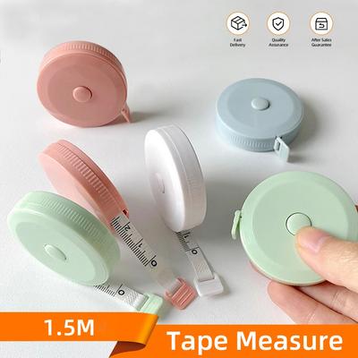 Stylish 1.5m Retractable Ruler - Durable, Easy Read, Perfect for Crafts & Tailoring In Nordic Colors