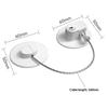 Combination Refrigerator Lock No Drill Adhesive Mount Heavy Duty Steel Cable  for Home Kitchen Fridge Cabinet Drawer