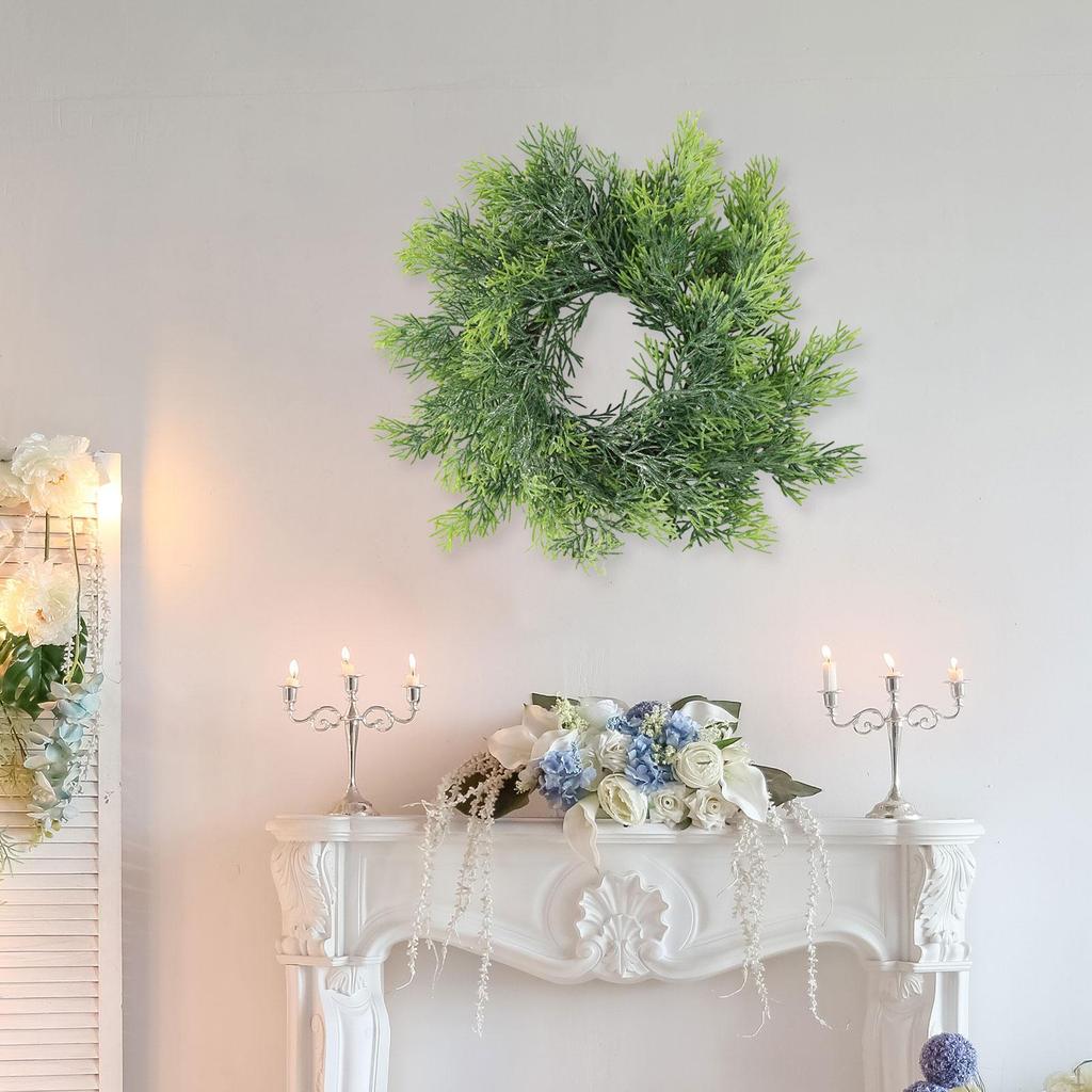 Christmas Candle Ring Decoration Holder for Celebration Kitchen Party Style A