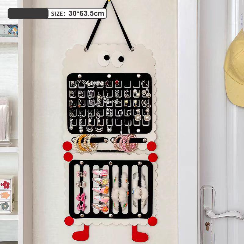 Hair Bows Organizer Wall Hanging Large Capacity Headband Holder Hair Clip Storage Hanger Space Saving Accessory For Girl Room