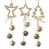 Christmas Pendant Decorative Star Bell Hanging Decoration Festive Atmosphere Indoor Outdoor Holiday Decor