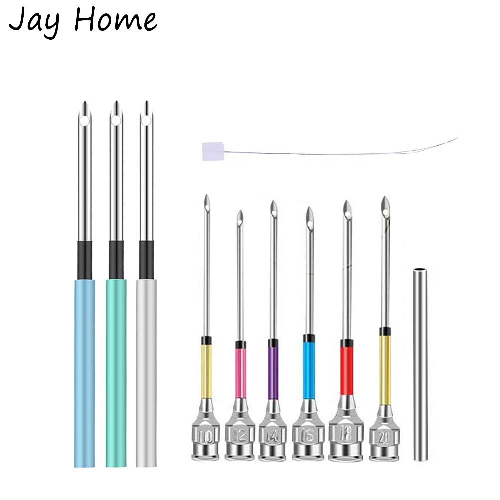 

Punch Needle Beginners Supplies Kit 6Pcs Punch Needle Tool with Adjustable Rug Yarn Punch Needle for Cross Stitch Tools Kit
