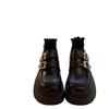 British Style Loafers Women's 2025 Spring and Autumn New Thick Heel Platform Retro Fashion Small Mary Jane Small Leather Shoes