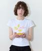 SINOON Piece Peach Puff T-Shirt (White)