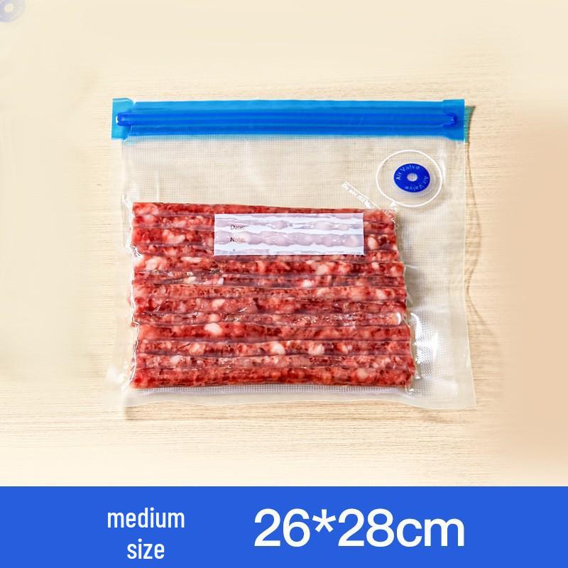 Pull-Out Transparent Food Storage Ziplock Bags - Thickened, Sealed, Freezer Safe for Fresh-Keeping