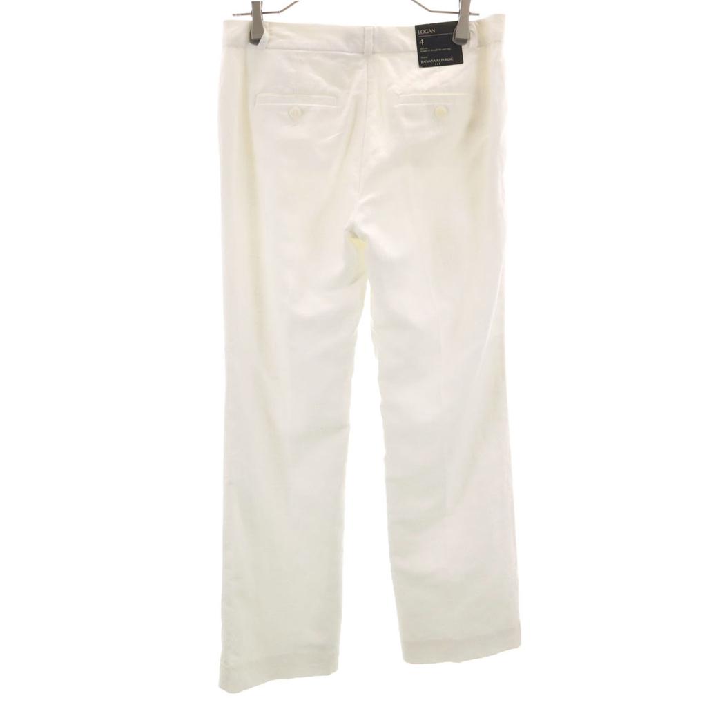 Banana Republic Unused linen blend Pants 4 white Tagged Women Used