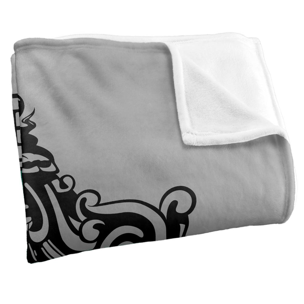 Harry Potter Silky Slytherin Crest Supersoft Blanket