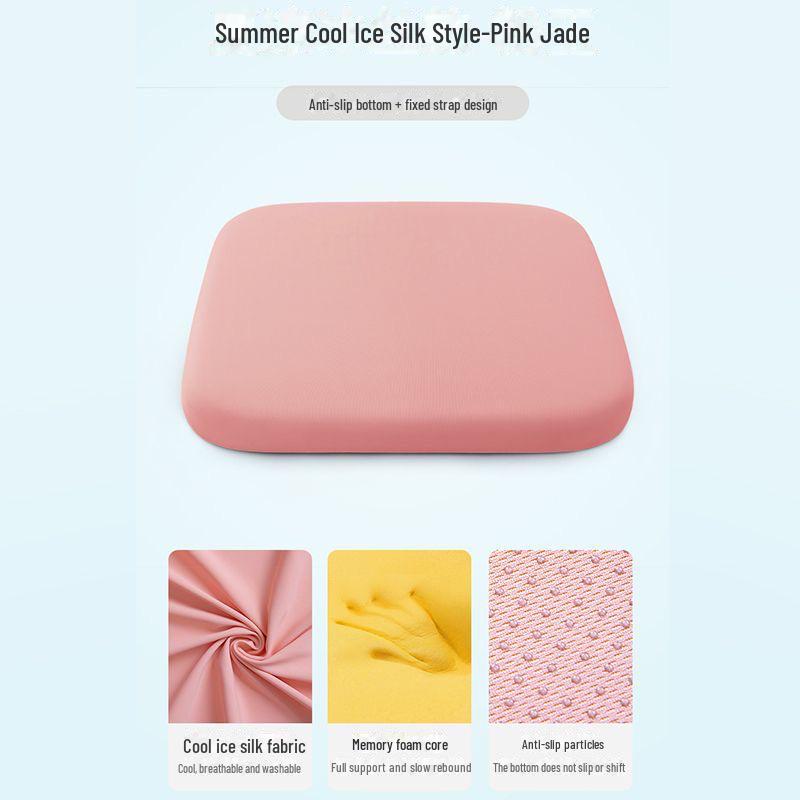 Prodyšný sedák z paměťové pěny Ice Silk pro dlouhé sezení