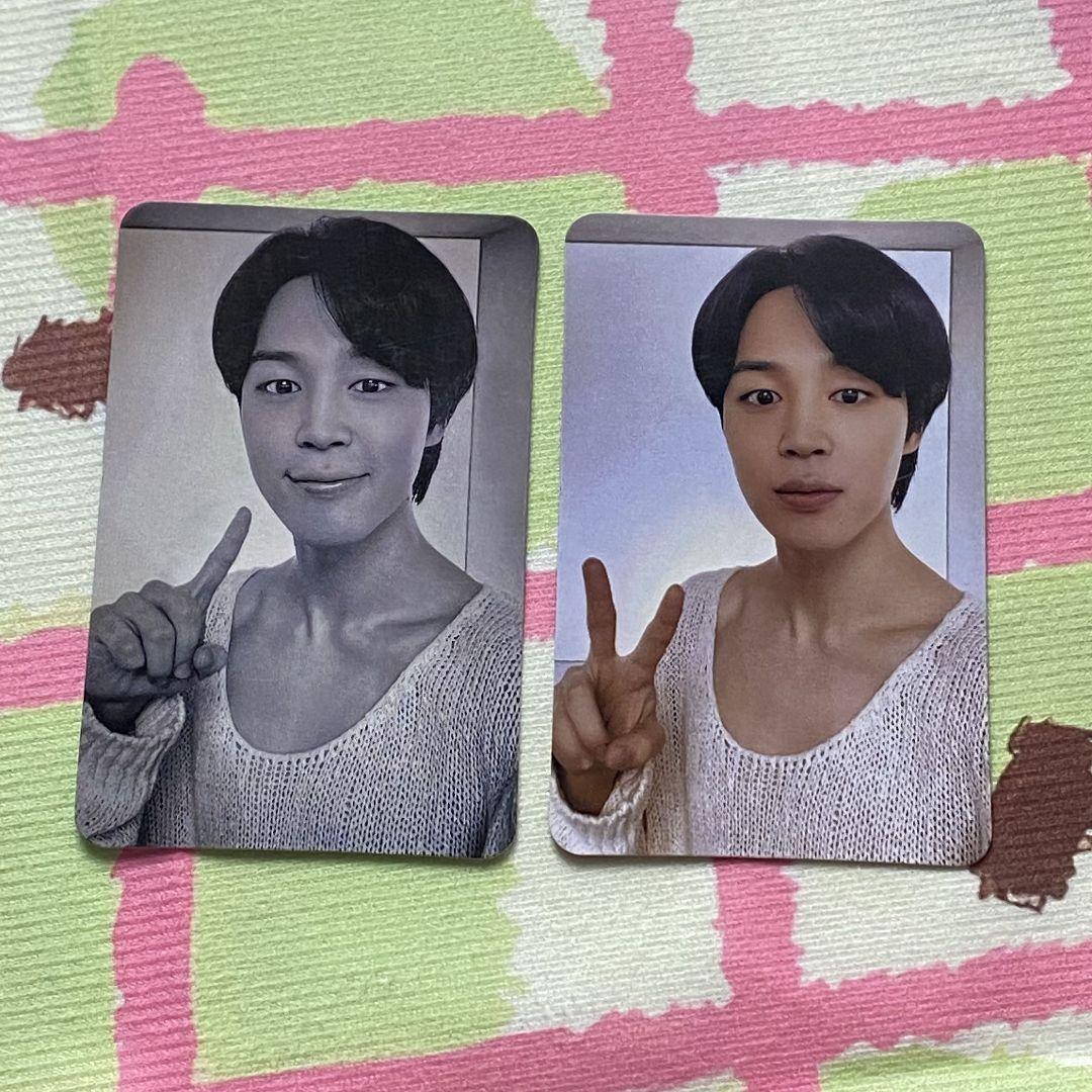 

[USED] BTS Jimin FACE Lucky Draw Winner JPFC Trading Cards (2 Cards)