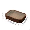 Desktop Storage Box Container Reusable Decorative Retro Styles Display Stand Organization for Office