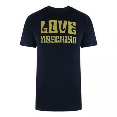 Love Moschino Mens Groovy Cotton T-Shirt