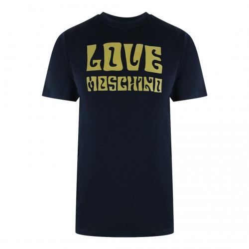 Love Moschino Mens Groovy Cotton T-Shirt