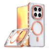 Applicable To Xiaomi Redmi note14Pro Two-color Color Information Magnetic Mobile Phone Case Redmi 14C Transparent Redmi A5 Set