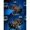 CURREN Herrenuhr Blaues Zifferblatt Edelstahlarmband Datum Herren Business Wasserdicht Herren Armbanduhren