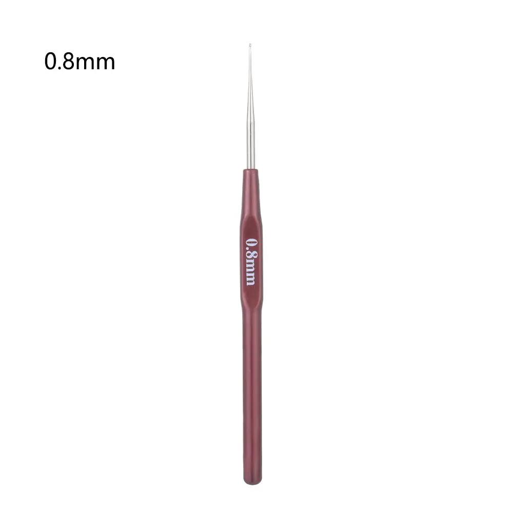 1 Pc Crochet Hook Mix 0.5mm-2.7mm Small Size Yarn Weave Knitting Needles For Lace Dolls DIY Tools 16 Sizes Hooks