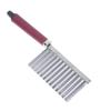 1 Pcs New Stainless Steel Potato Chip Slicer Dough Vegetable Fruit Crinkle Wavy Slicer Knife Potato Cutter Chopper