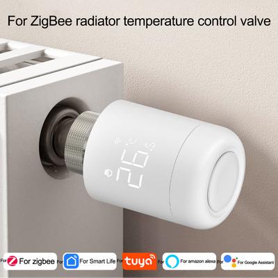 Zigbees Smart Radiator Thermostat For Tuya Smart, Programmable Heating Thermostat Compatible With Alexas And Googles Home