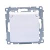 Socket for IP44 Version, Contact Cover with Frame Seal, White Simon54
