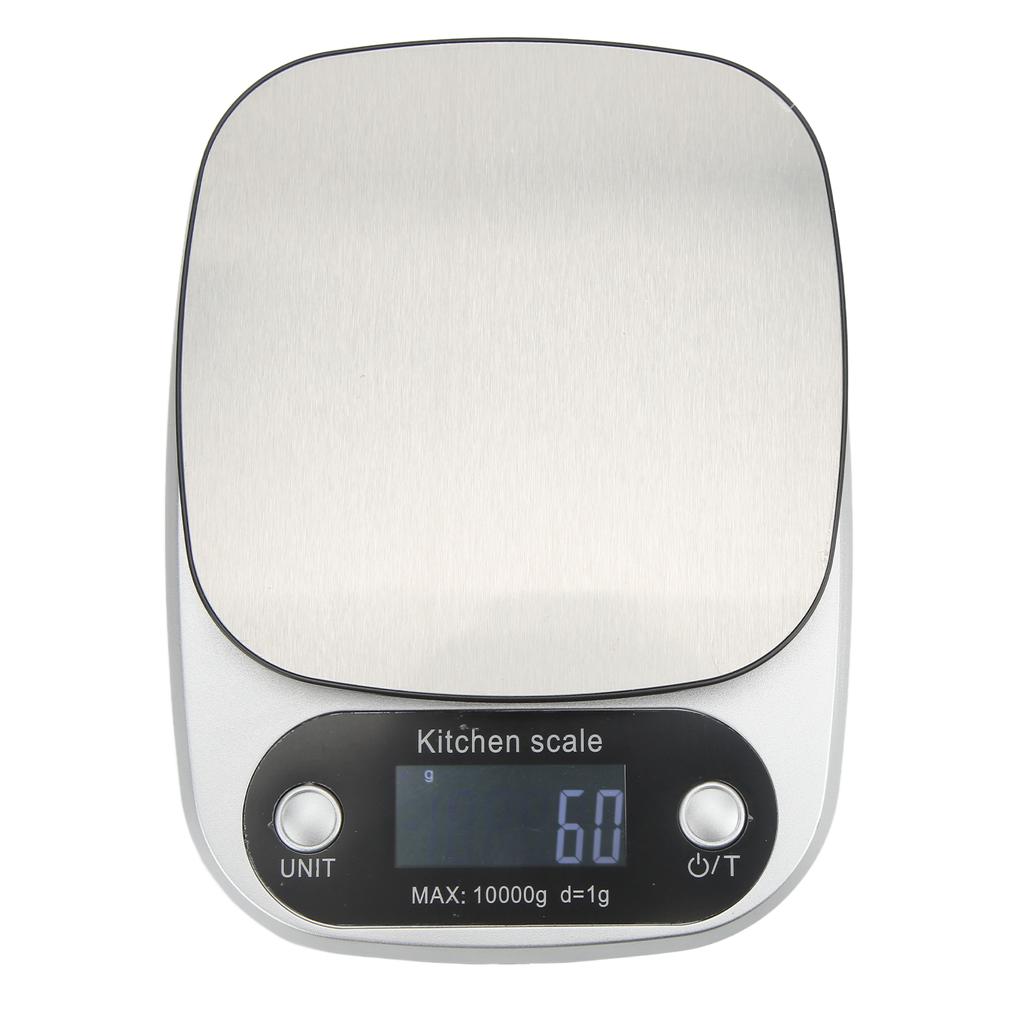 Kitchen Food Scale High Accuracy Fast Cleaning LED Screen Blue Backlight for Baking Cooking