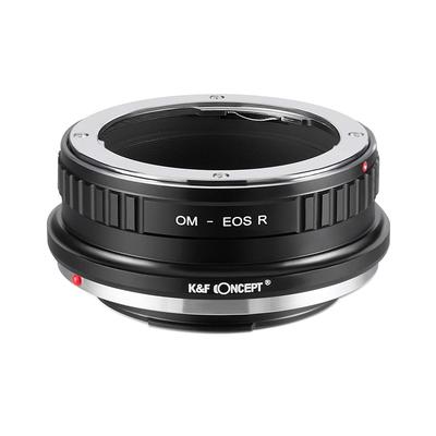Adaptateur de monture d'objectif Concept OM monture d'objectif Canon K&F KF-OMRF (Conversion RF Olympus)