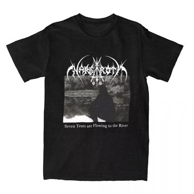 Black Metal T Shirt Men Women Cotton Vintage Round Neck Tees Short Sleeve Tops Graphic Printed Large Size T Shirt