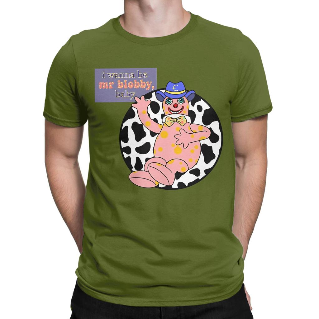 Mr Blobby Cmat Funny 100 Cotton Tshirt Mr Blobby Tees Tops For Unisex