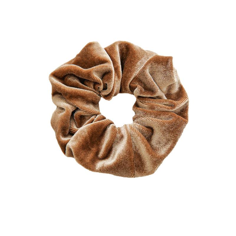 Velvet Large Intestine Hairband - Large Size - Retro Style - Niche and Simple Fashionable Hairstyle - Hair Elastic