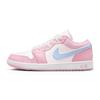 Air Jordan 1 Abrasion Resistant Low Top Skateboard Shoes Women's Pink 553560-614(Team1258-)