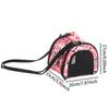 Hamster Carrier Bag Zipper Soft Breathable Adjustable Strap Pouch Transport Bag for Small Animals Rabbits Rats Hamster Squirrel