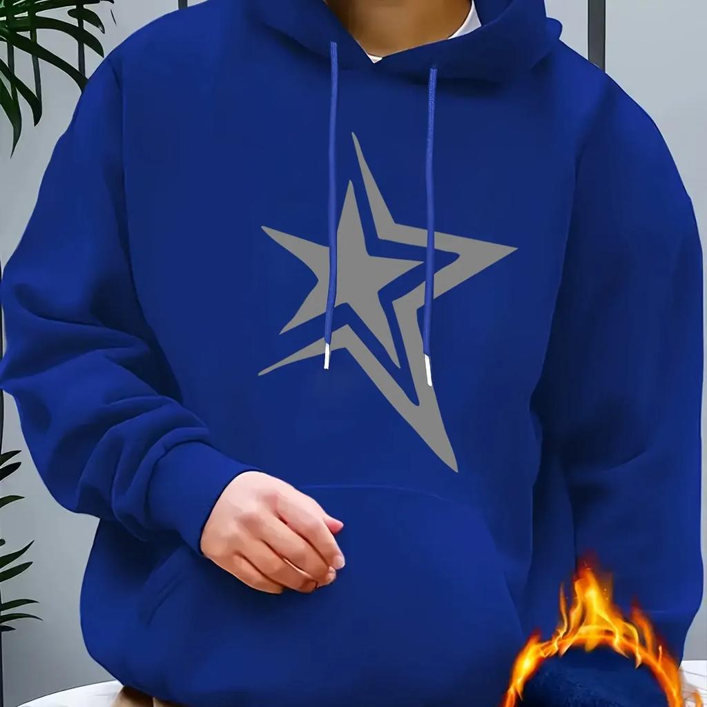 2025 Men's Casual Light Beige 2D Hooded Shirt, Featuring the Word "WHAT" On It. Made of Soft Polyester Fabric, with a Loose Fit