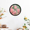 6inch Photo Frame Smooth Surface Fine Workmanship Round Wall Mounted Picture Storage Holder Home Supply
