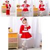 Adorable Kids' Christmas Santa Claus Cosplay Costume Xmas Party Fancy Dress Outfit