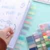 Self Adhesive Morandi Sticky Notes Annotation Tabs Label Stickers  Office School Supplies