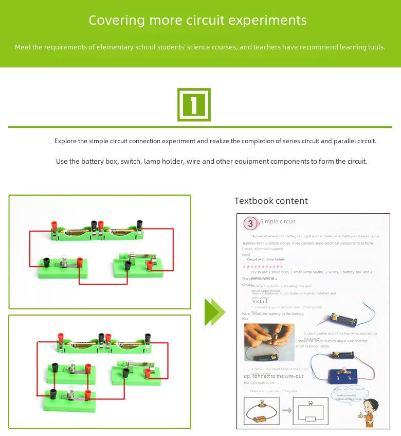Comprehensive Physics Experiment Kit for Elementary and Junior High Science Education